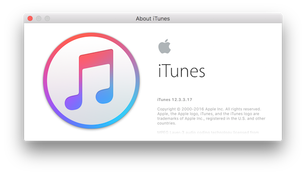 iTunes 12.3.3