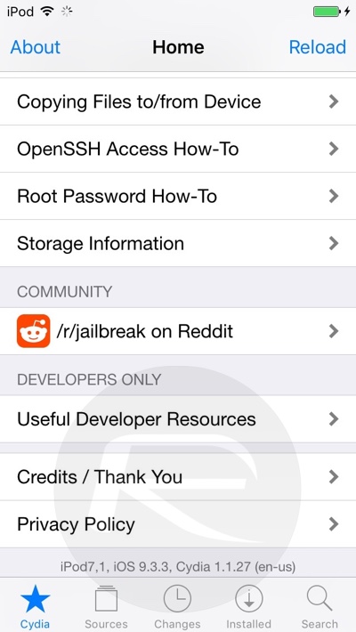ipod touch 6 ios 9.3.3 jailbreak