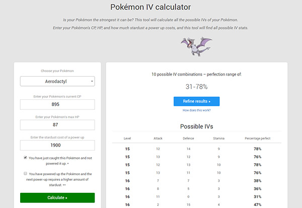 Pokemon-IV-Calc