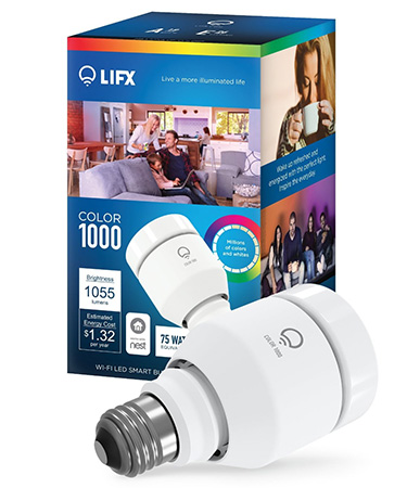 LIFX-Color-1000-A19-Wi-Fi-Smart-LED-Light-Bulb