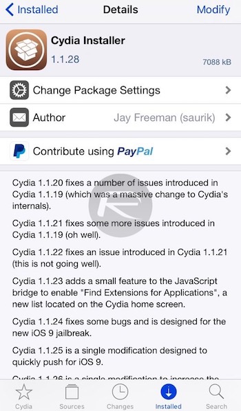 Cydia 1.1.28 copy