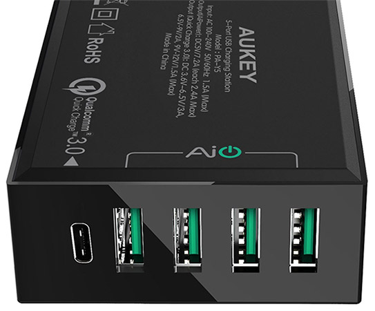 aukey-USB-charger-4-port