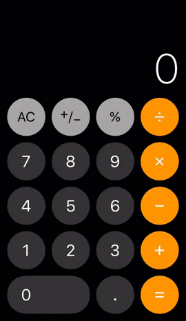 Приложение калькулятора iOS 11 отображает неверные результаты