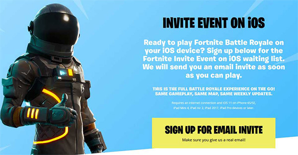 When Will Fortnite Mobile Invite Code Be Sent Out To Ios Users Redmond Pie