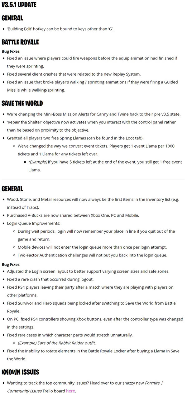 Fortnite 3.5.1 Update, Patch Notes Roll Out Begins ... - 600 x 1263 jpeg 137kB
