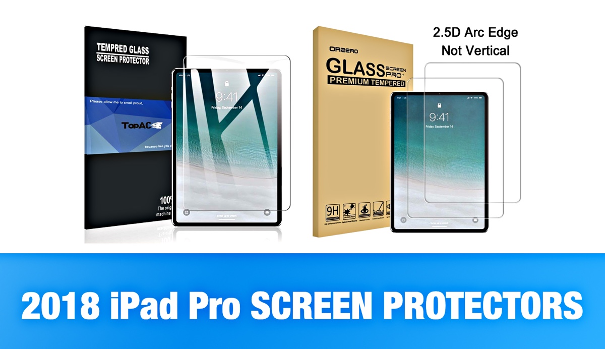 Installation Frame Face ID Recognition iPad Pro 12.9 Screen Protector, Ainope Ipad 12.9 Screen Protector Anti-Fingerprint Scratch Resistance Tempered Glass Protector for iPad 2018 12.9 2-Pack 