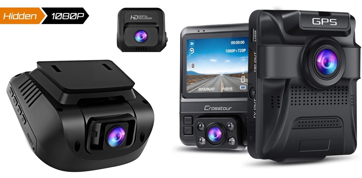 Crosstour CR900 1080p FHD Front & Rear Dash Car Camera Recorder