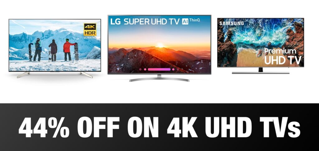 Early Black Friday 2018 TV Deals: Save Up To 44% On LG, Sony, Samsung 4K UHD TVs [All 2018 ...