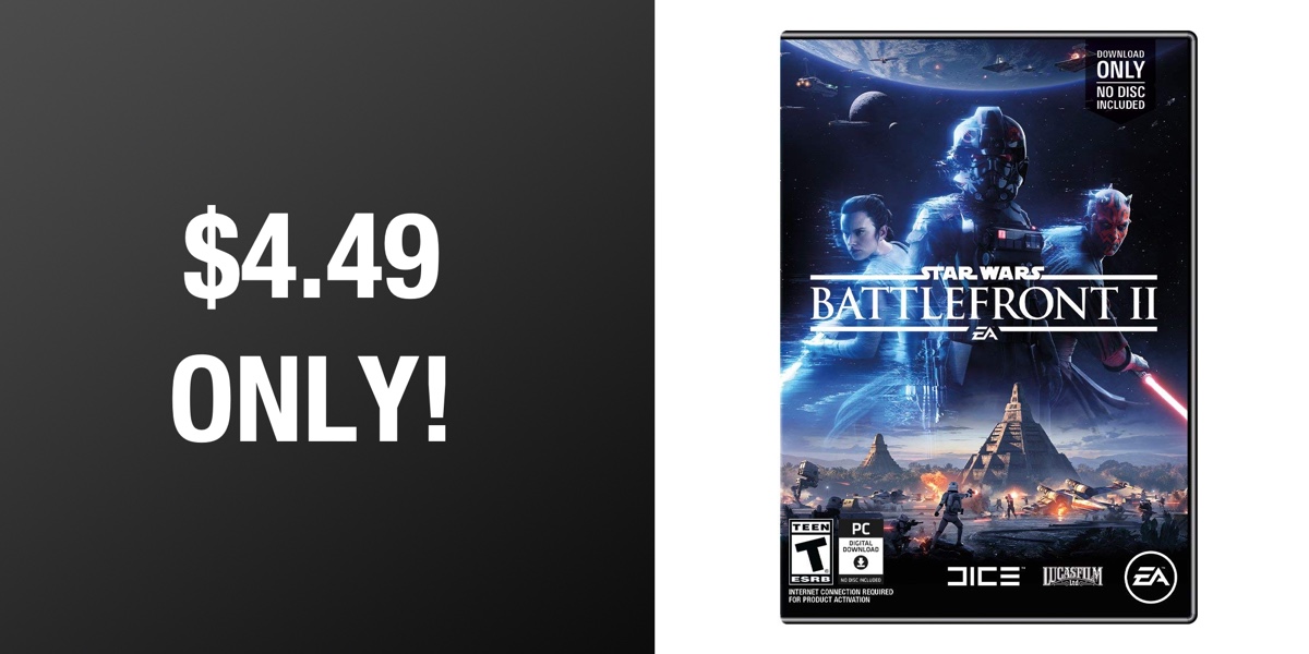 Grab Star Wars Battlefront II For PC At An Amazingly Low Price Of Just  $4.49 [Today Only]