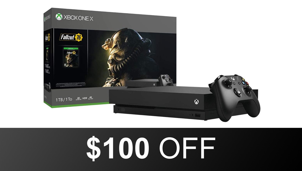 Hecho un desastre salado los padres de crianza Microsoft's Xbox One X 1TB Fallout 76 Bundle Is $100 Off Today, Usually  $500 | Redmond Pie