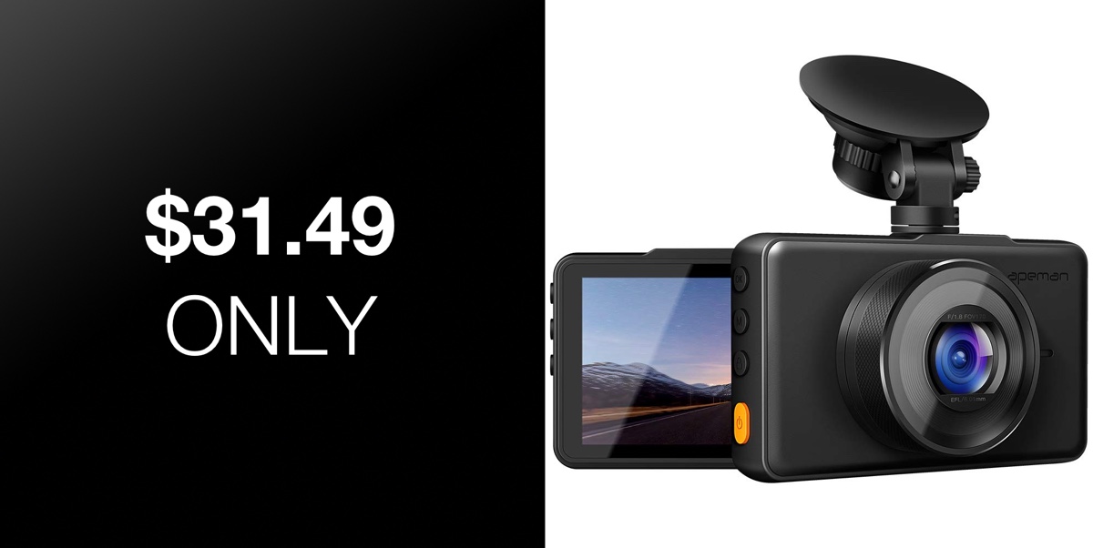 APEMAN Is Offering A 1080p Dash Cam For $31.49 That Features WDR