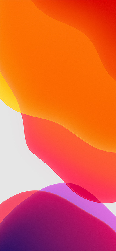 iPadOS Wallpaper 4K, Stock, Orange, White background, #1551