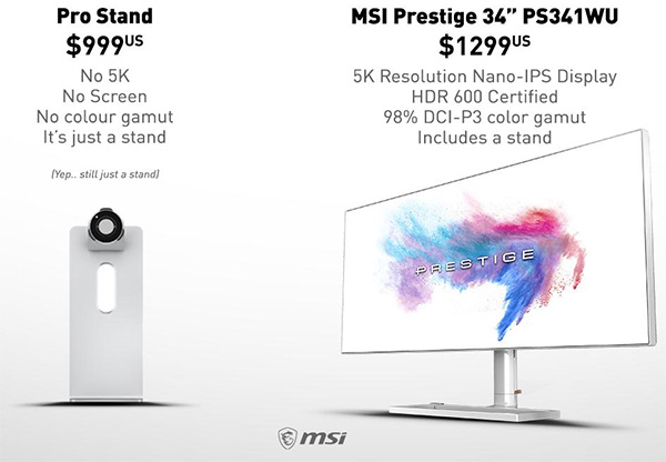 apple xdr stand price