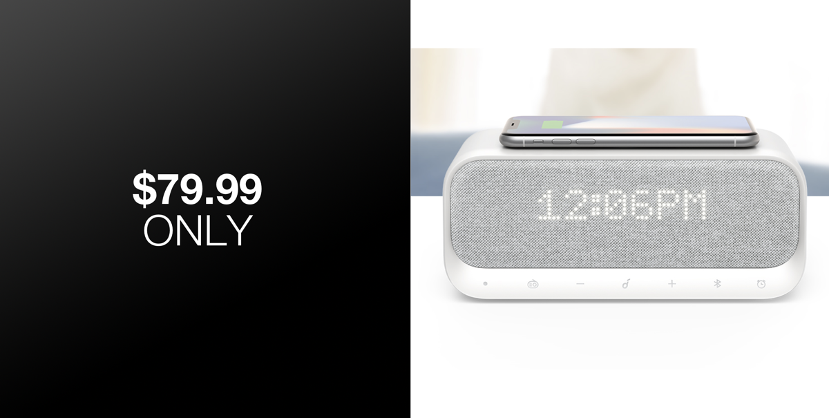 Soundcore Wakey Is A Bedside Clock, FM Radio, Bluetooth Speaker And Qi  Wireless Charger In One, Just $79.99 Today [Originally $100]