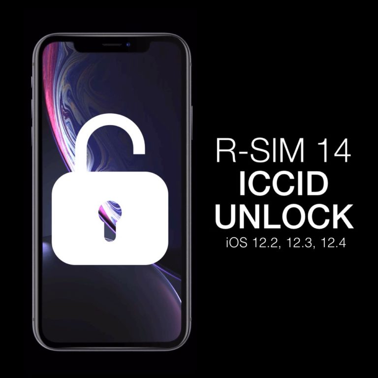 RSIM 14 Unlock iOS 12.4 / 12.3 On iPhone XS, XS Max, XR, X With ICCID