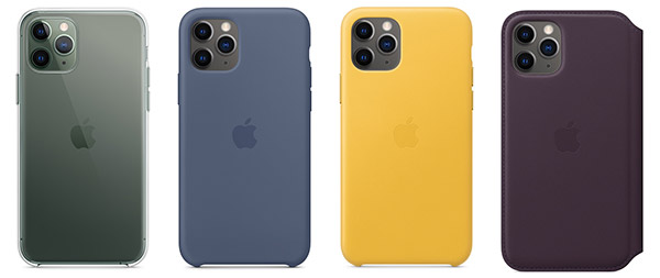 Apple Releases New Silicone Leather Clear Cases For Iphone 11 Iphone 11 Pro Redmond Pie