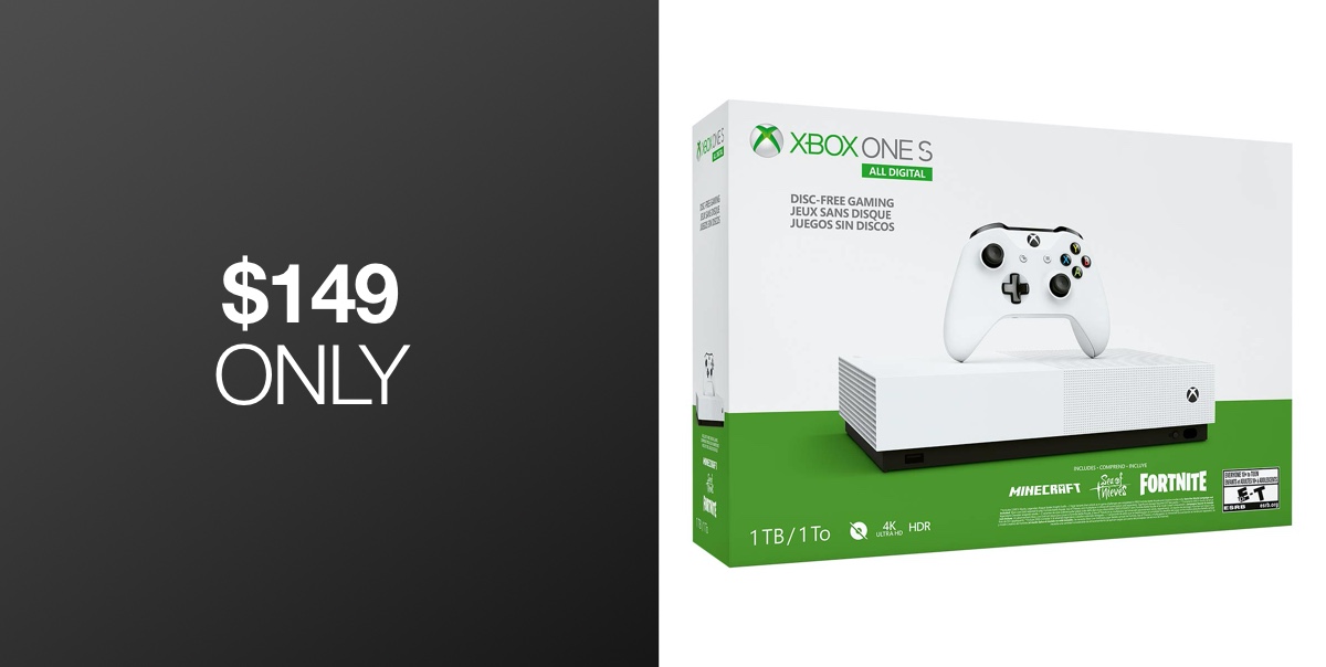 Black Friday Week Deal 1tb Xbox One S All Digital Edition 3 Games For Just 149 Redmond Pie