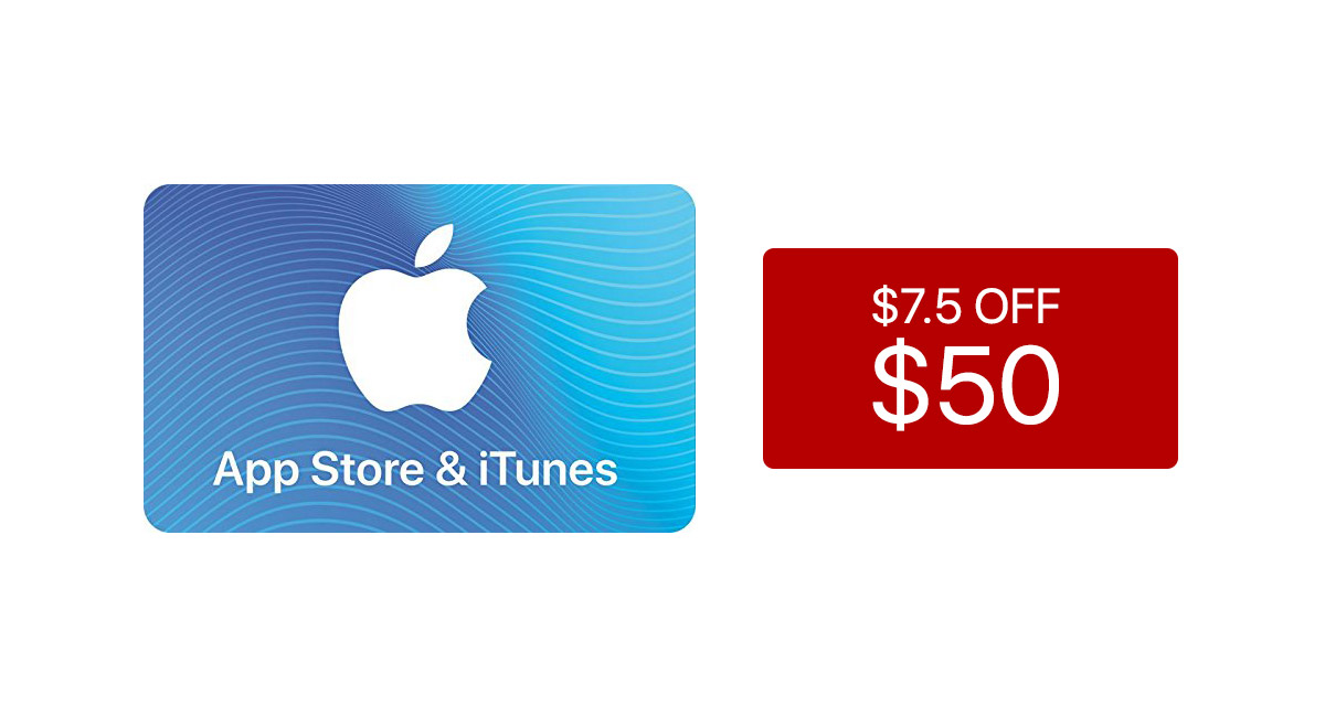 Deal Alert Get 7.50 Off 50+ Worth Of iTunes Gift Cards