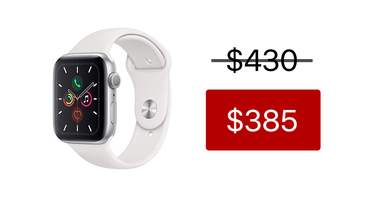 Latest 44mm Apple Watch Series 5 Is Down To Just $385 [Usually 