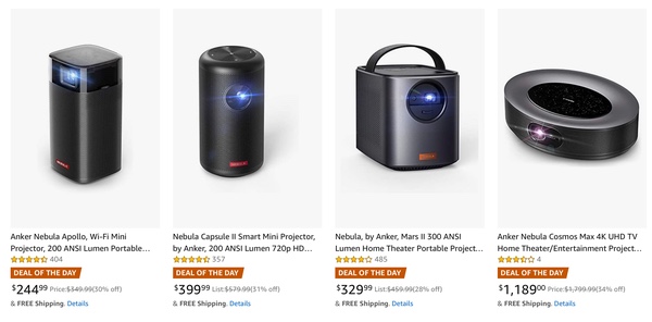 Save Up To 34% On Anker's Nebula Projectors [Today Only] | Redmond Pie