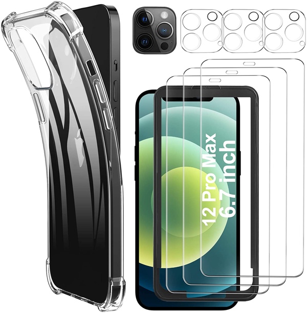 For iPhone 12 Pro Max iGTech Screen Protector 3Pack 