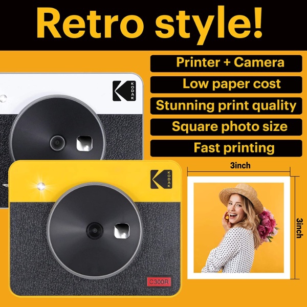 Take Retro Style Photos And Print Them Instantly With The Kodak Mini Shot 3  For Just $95