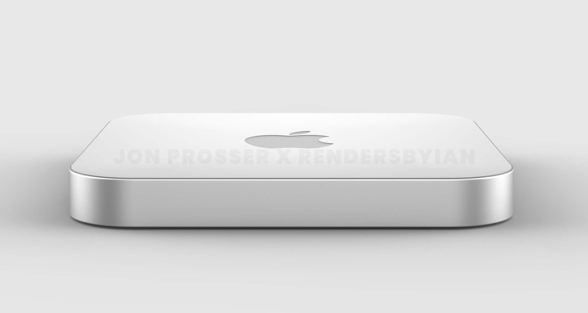 New Concept Apple M1X Mac mini Renders Show Slimmer Profile 