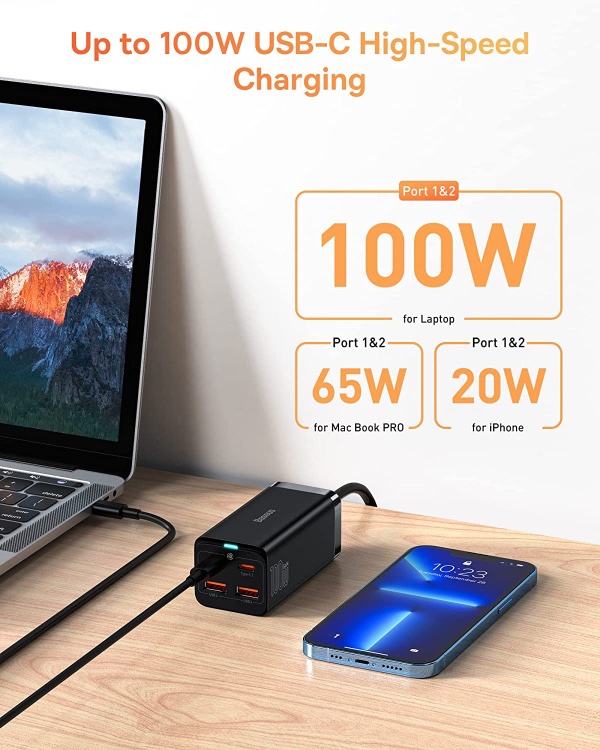 Charge Everything At 100W Speed With This Baseus Desktop Charger With  Multiple USB-C Ports, Just $56 Today
