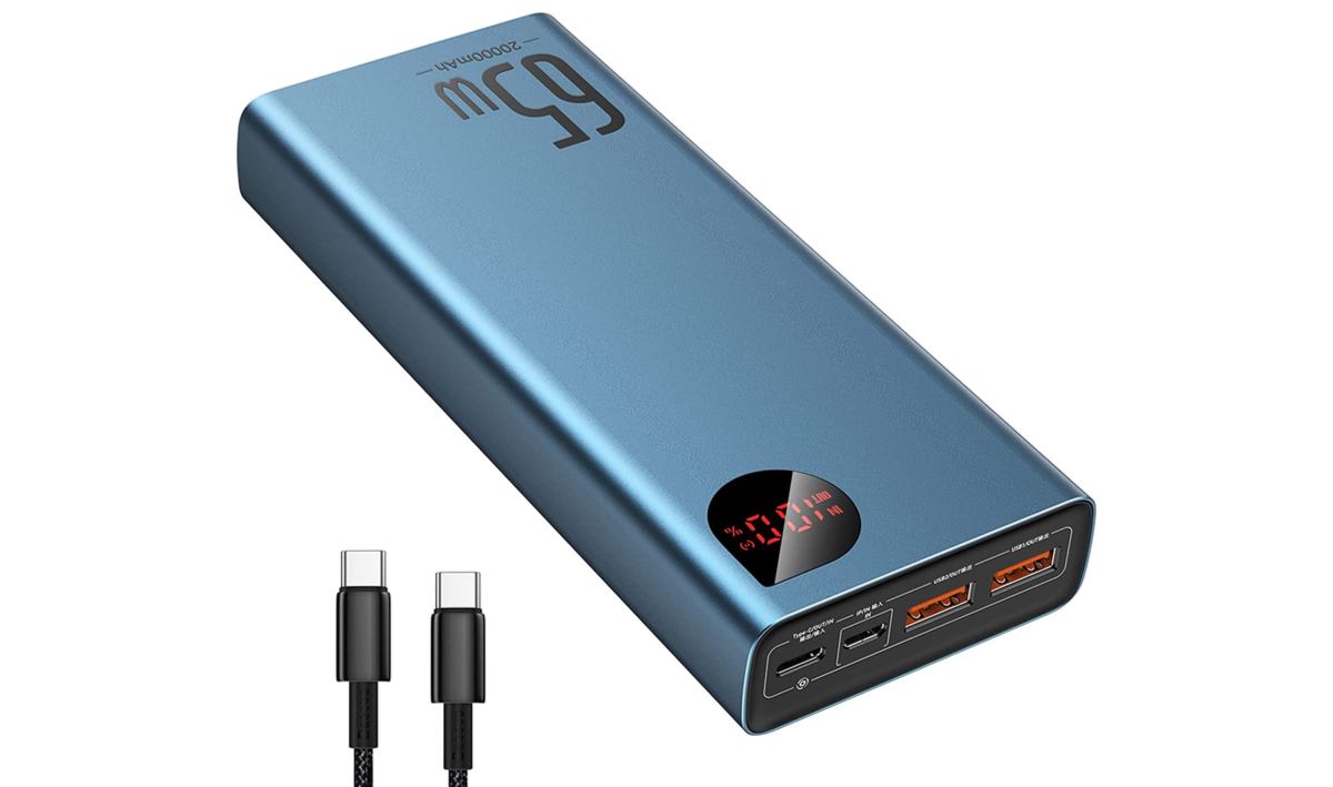 Charge At 65W Speed On The Go With This Baseus Power Bank, Costs