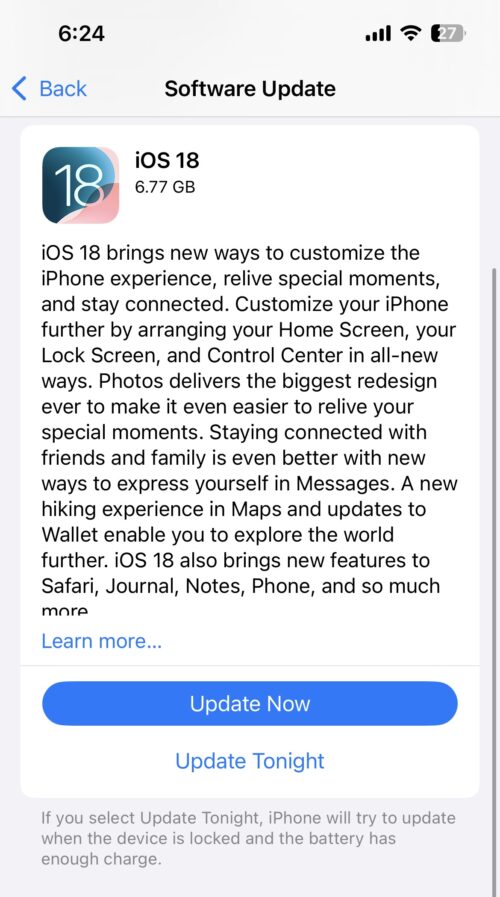 Download: iOS 18 Final IPSW Links And OTA Update Released For iPhone